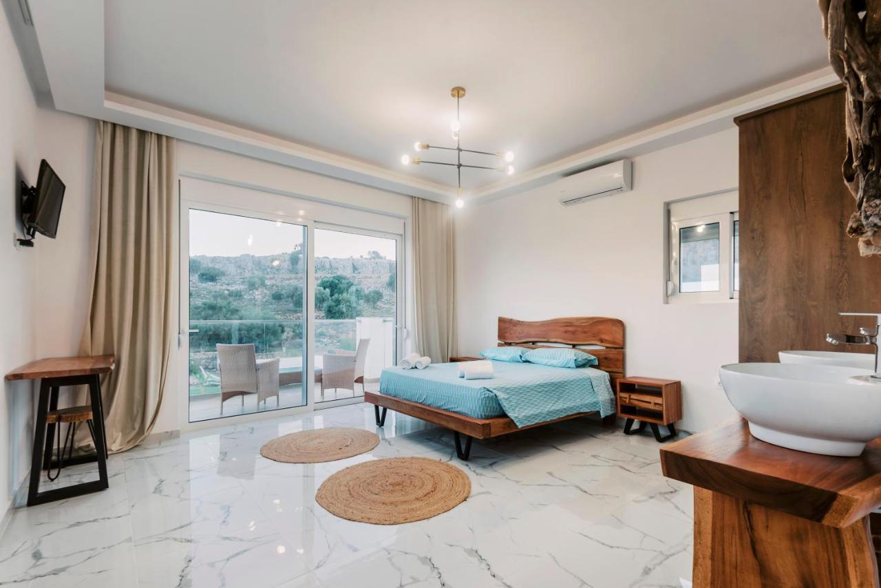 Lindos Villa Natura By Rhodes Villas Luaran gambar